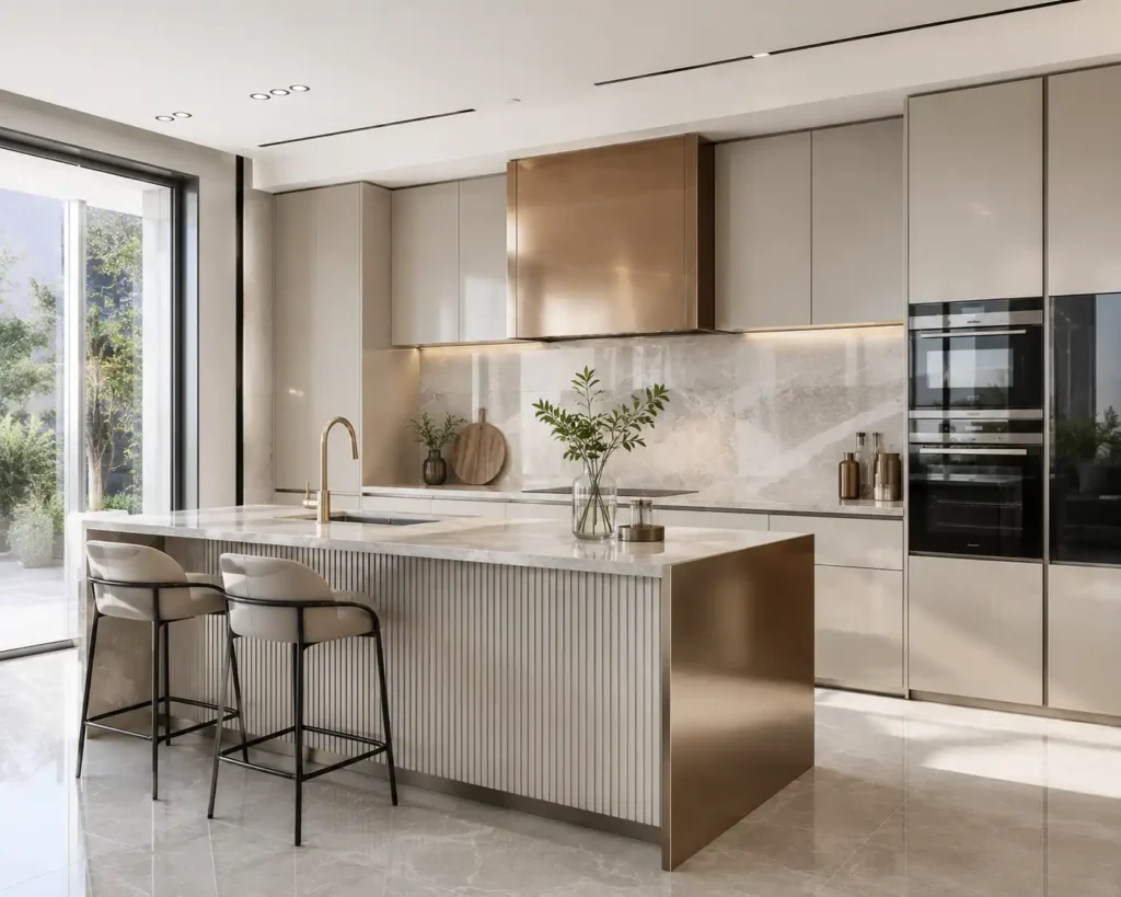 kitchen metallic acrylic sheets