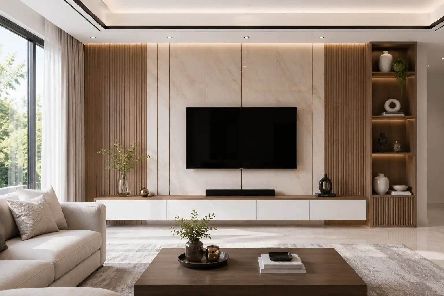 wall panel for living room